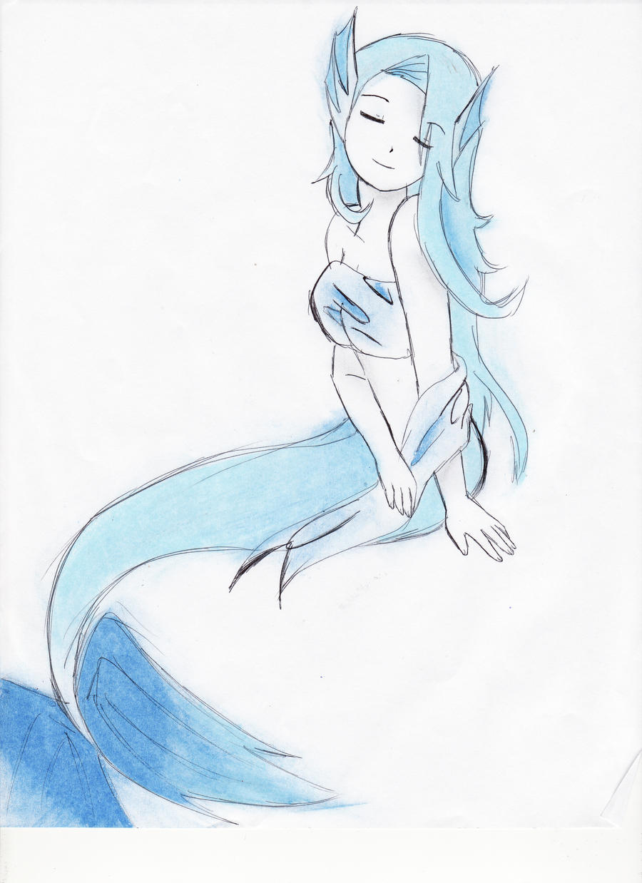 Anime mermaid by xnitarax on DeviantArt
