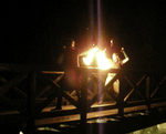 Flaming Topic Fire_Encounter_on_the_Bridge_by_MattTheSamurai