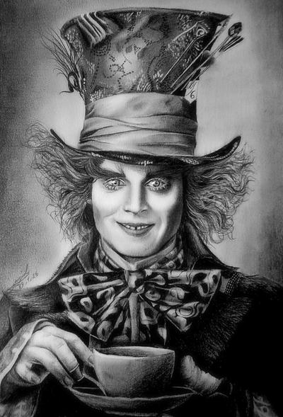 mad hatter johnny depp coloring pages - photo #36