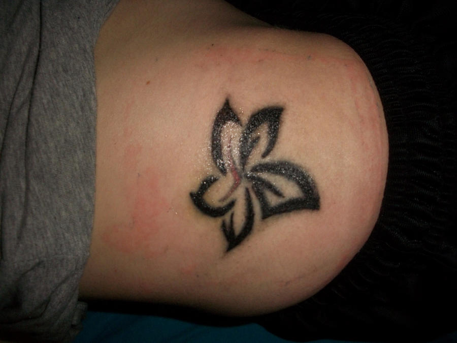 Tribal flower Tattoo by spazkitty09 on deviantART