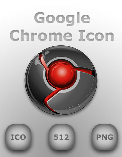 google chrome icon file. Google Chrome Icon Red by