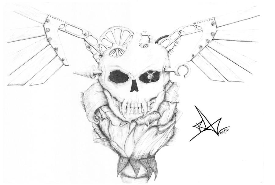 Skulls and Roses by Razamanaz on deviantART