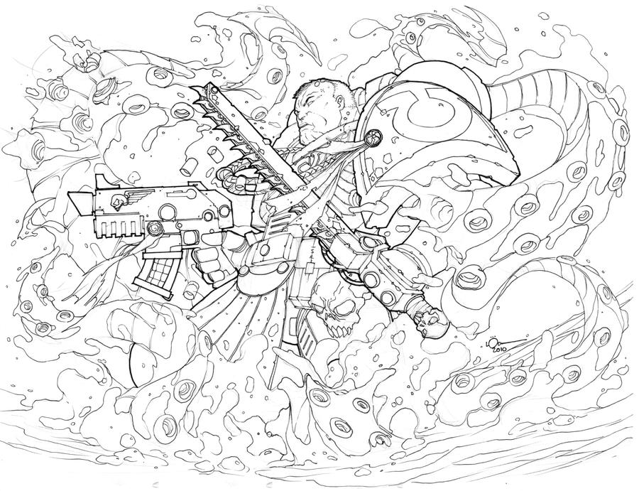 warhammer coloring pages - photo #5