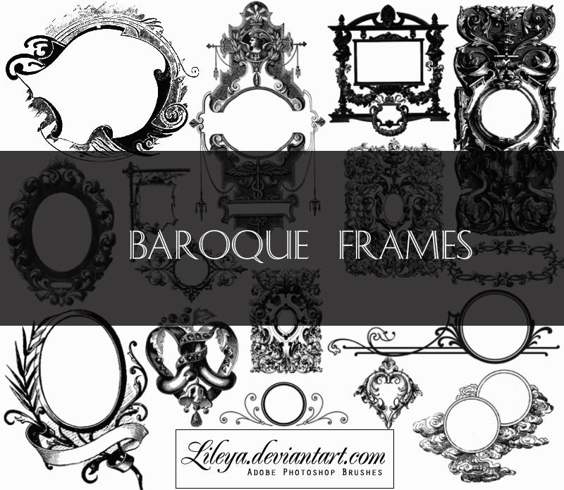 Baroque Frames by Lileya on deviantART