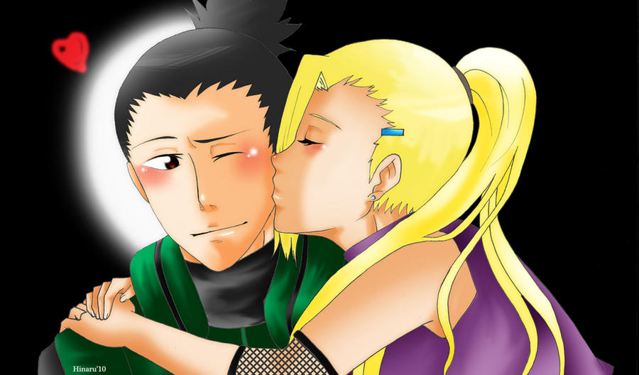 Shikamaru Kissing Ino
