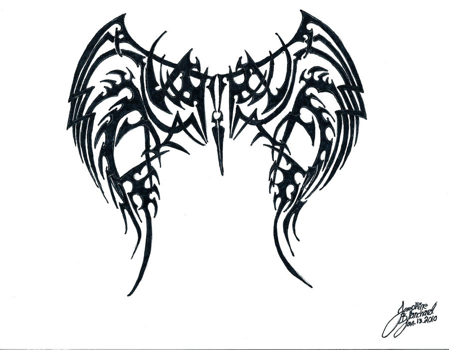 tribal wings by LostxInxStereo on deviantART