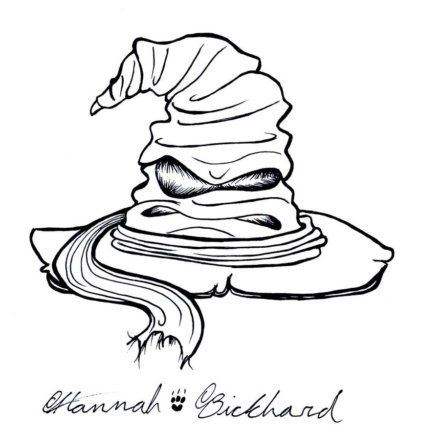 Sorting Hat Coloring Page Coloring Pages
