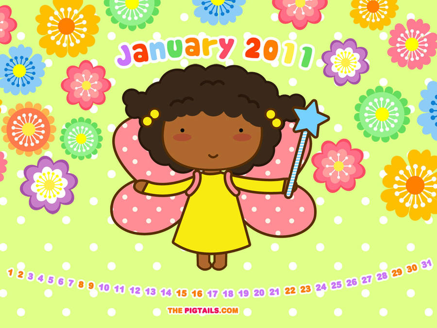 Hello Kitty January Calendar 2011. 2011 calendar january.