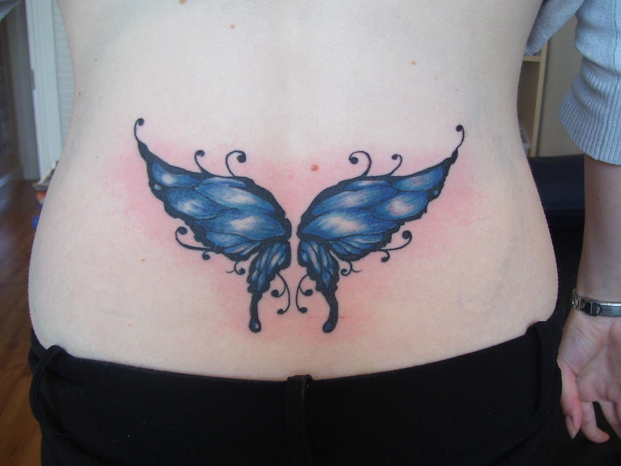 butterfly wings tattoo. utterfly wings tattoo by