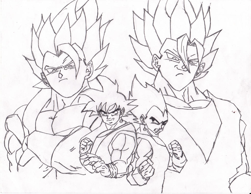 dbz coloring pages fusion - photo #36