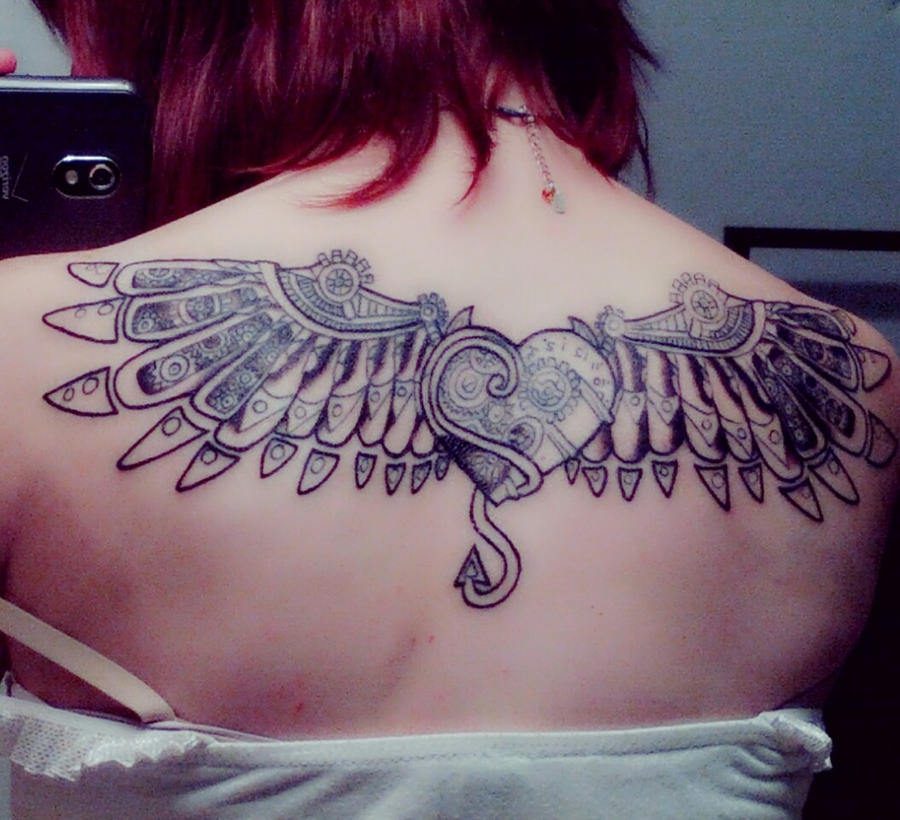 Second Tattoo - Shading. by MindlessKitteh