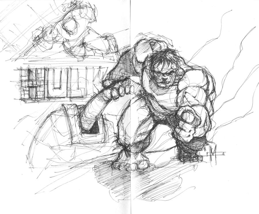 The Hulk Sketch