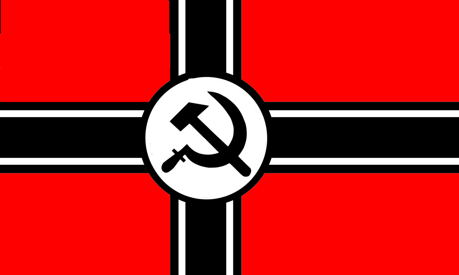 National Bolshevik Variant flag by ShitAllOverHumanity on DeviantArt