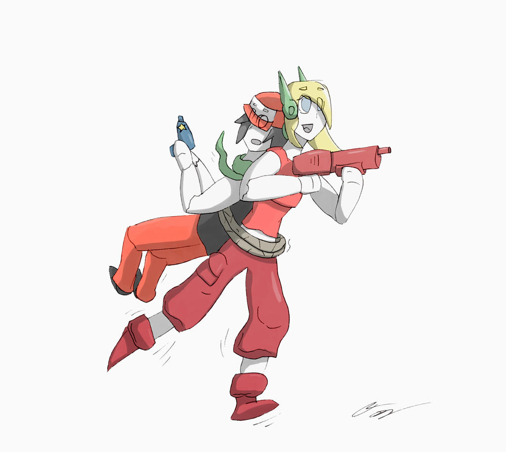 Cave Story  Curly and Quote by Draxyle on DeviantArt