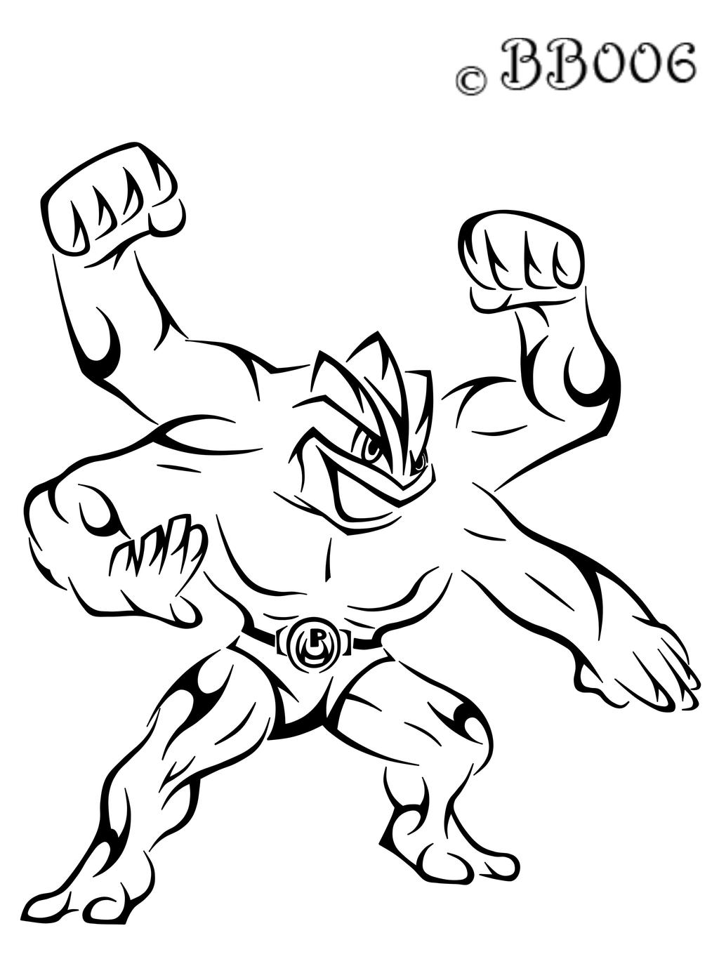 machamp pokemon coloring pages - photo #15