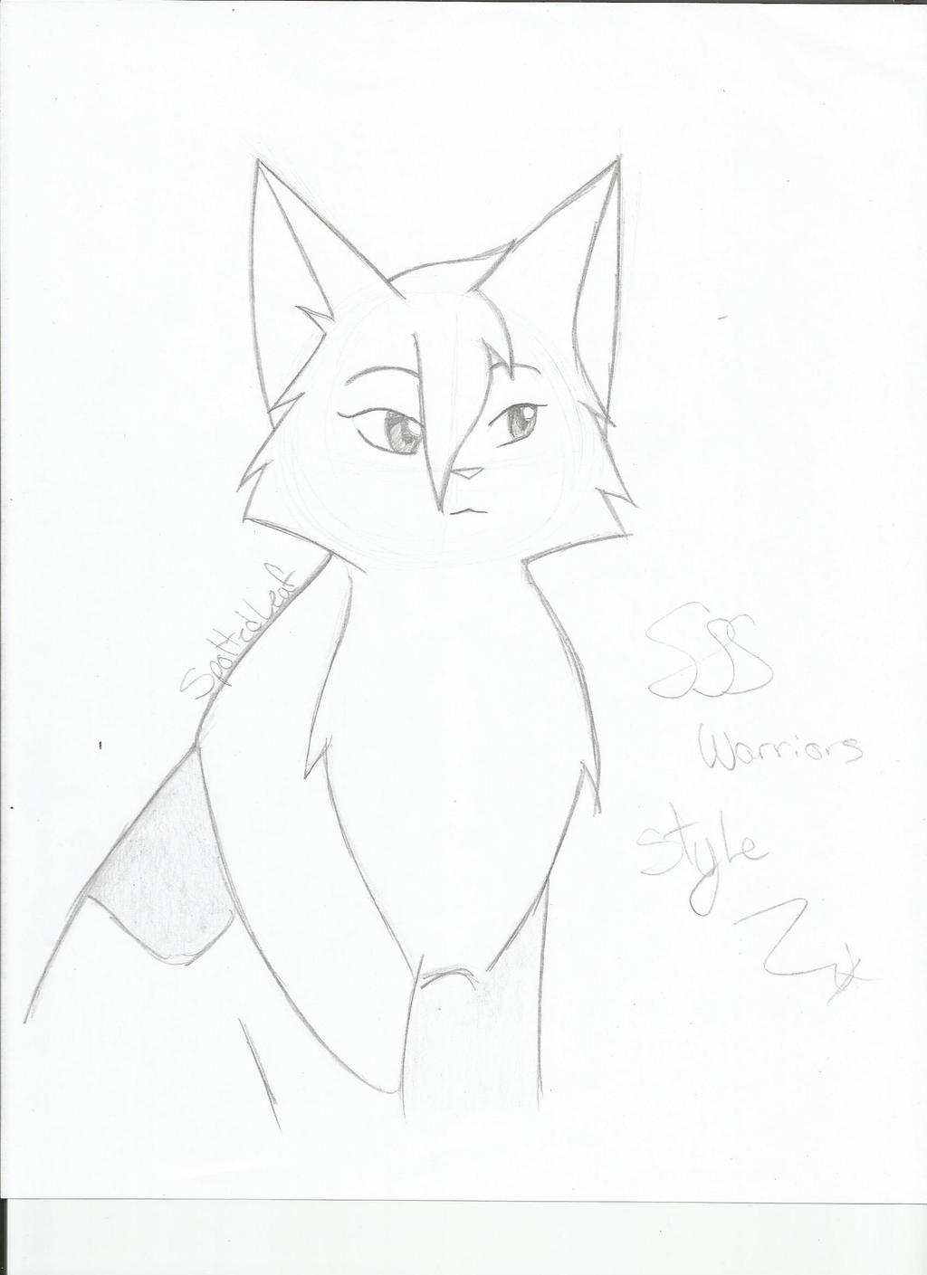 warrior cats coloring pages spotted leaf death - photo #32