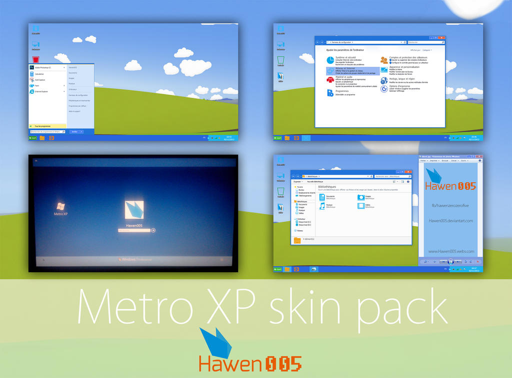 Metro XP SkinPack for Win7