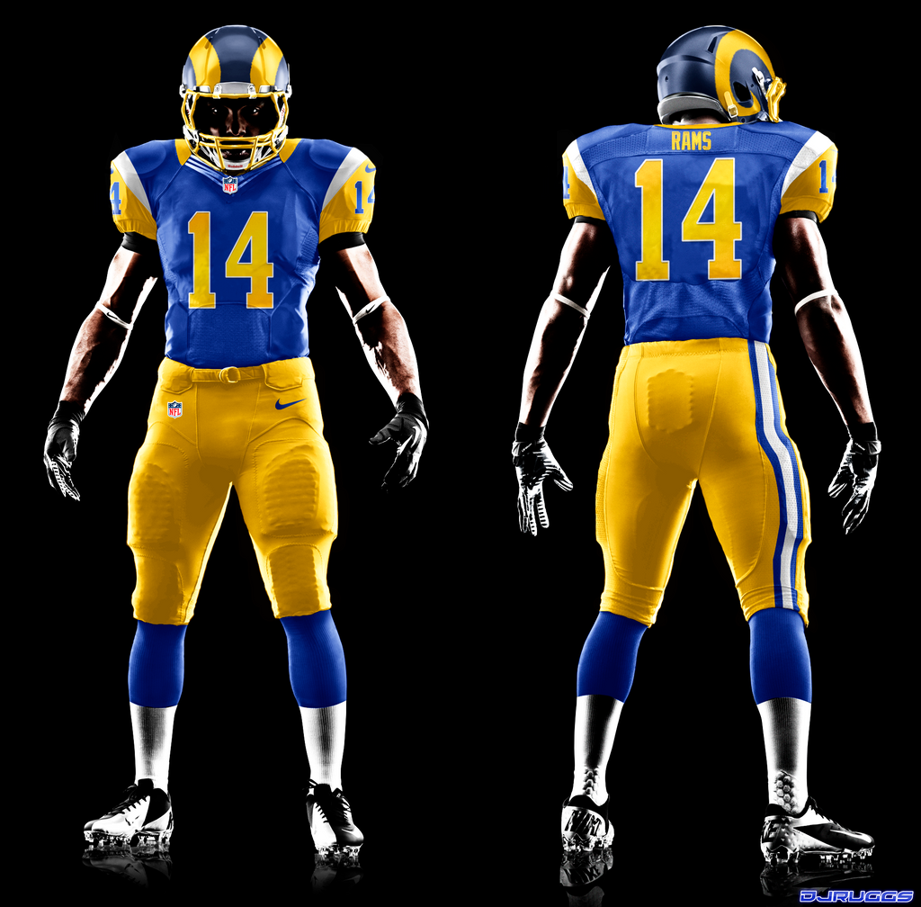 Anyone heard anything about he new Rams uniforms for next season? This  would be perfect IMO : r/LosAngelesRams