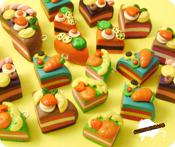 FIMO Cakes by buzhandmade on deviantART