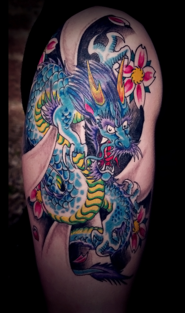 Dragon Tattoo by Purplejackdaw on deviantART