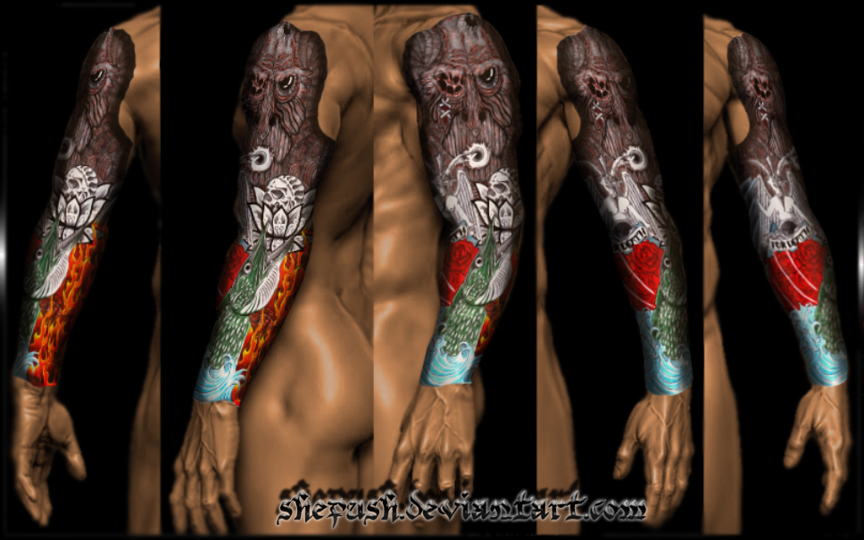 Full sleeve tattoo 17 - sleeve tattoo
