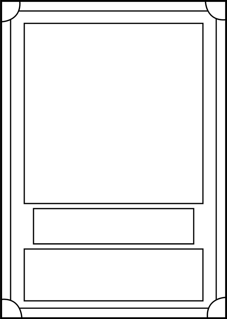 Trading Card Template Front by BlackCarrot1129 on DeviantArt