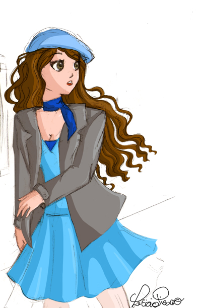 mi vestido azul - incomplete by Chibi91