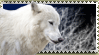 Snow Wolf Stamp for Kayla by IntelligentZombie