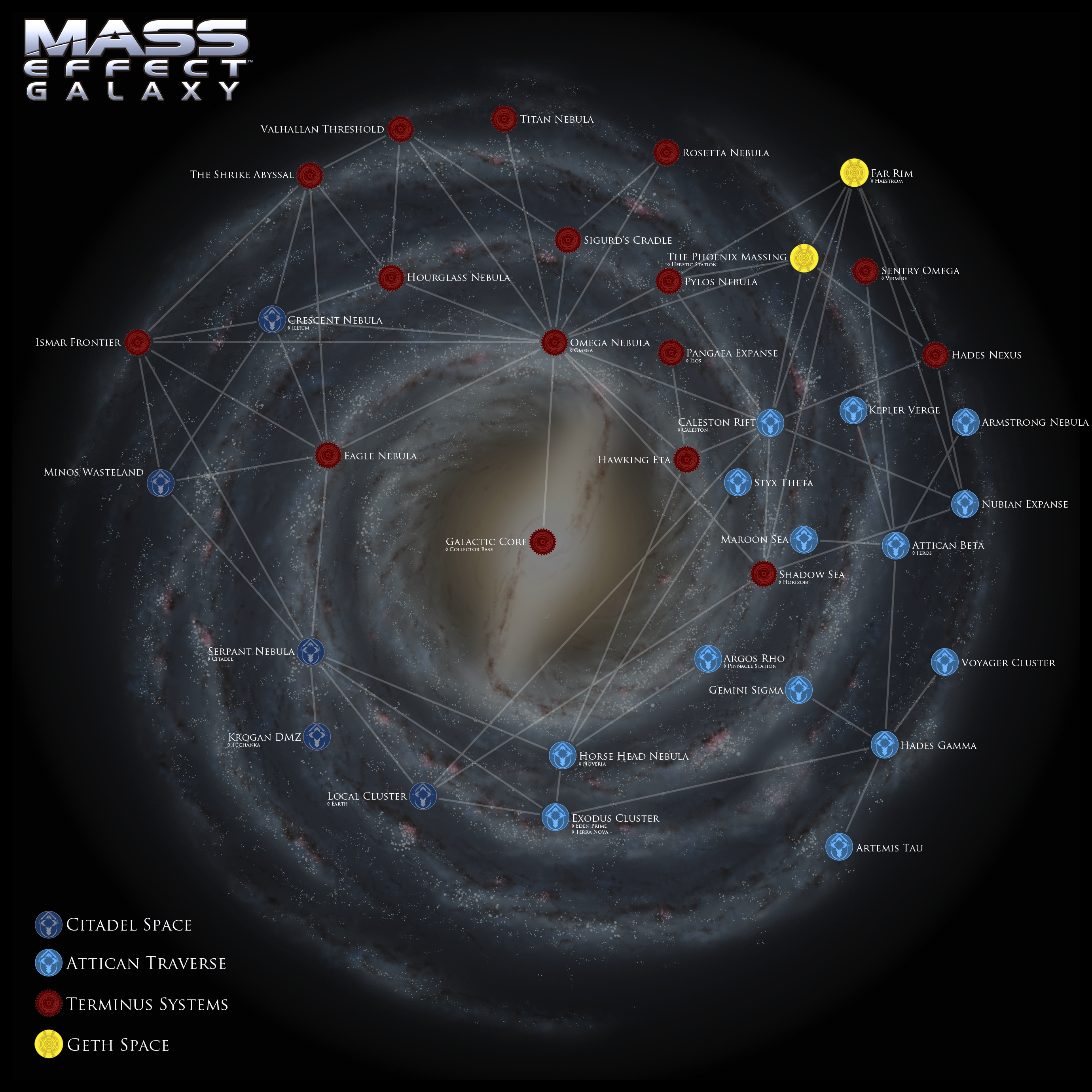 Mass Effect Galaxy Map by ~DWebArt on deviantART
