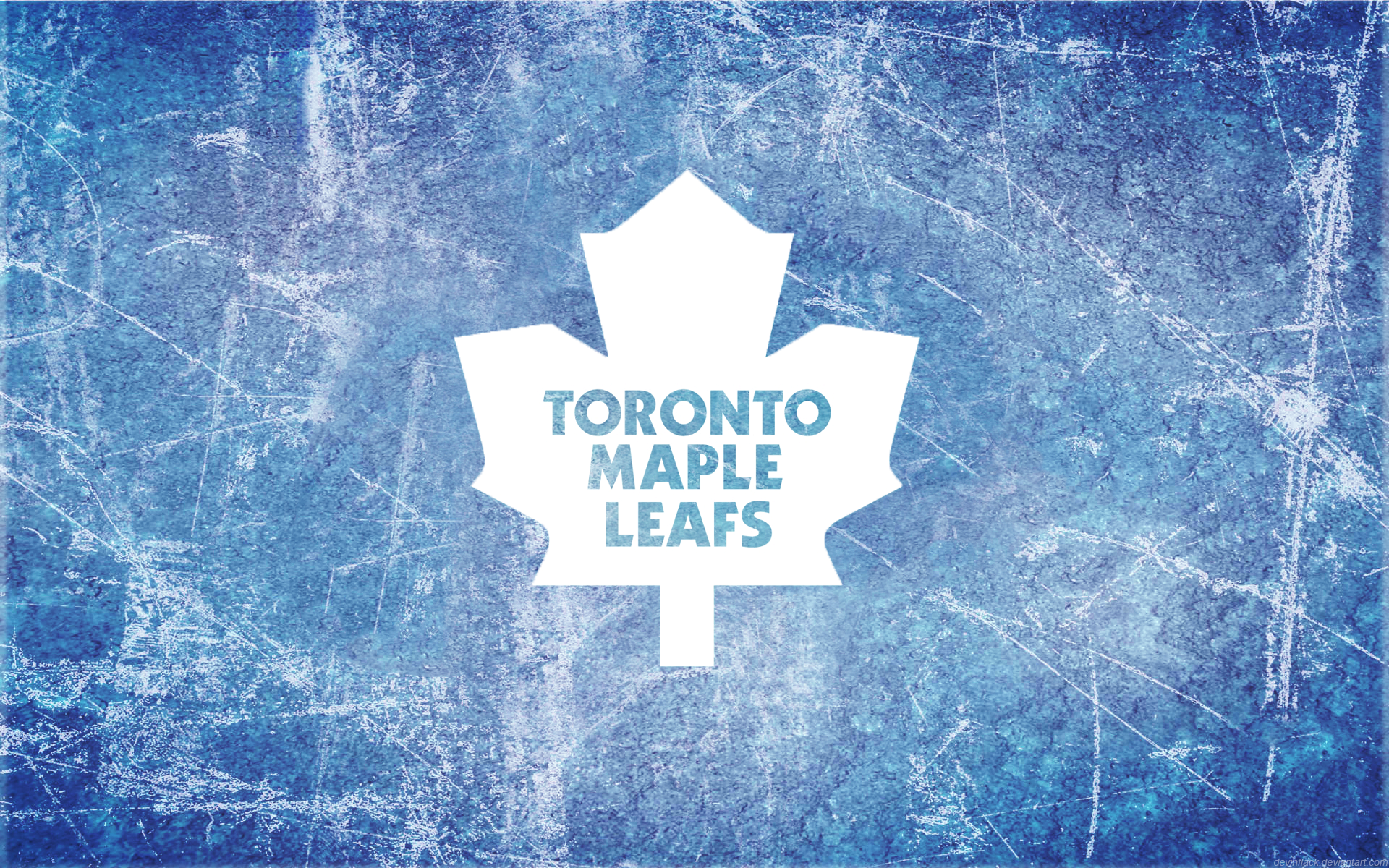 Maple Leafs Ice Wallpaper by ~DevinFlack on deviantART