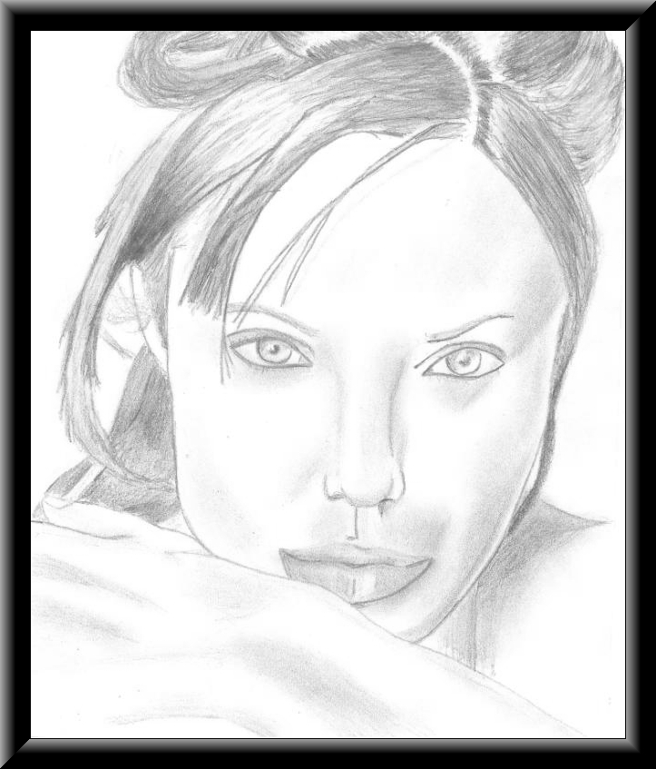 Angelina Jolie Drawing by LegendaryJordan on deviantART