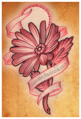 flower tattoo sketch - flower tattoo