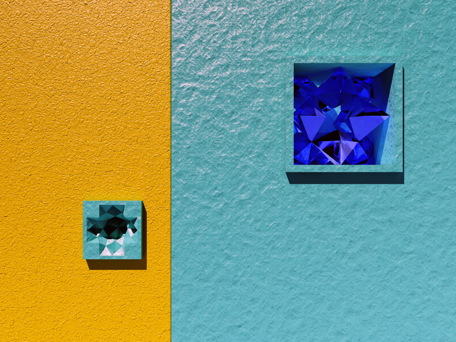 Cubes in a Wall 8 wallpaper > 3d Papel de parede > 3d Fondos 