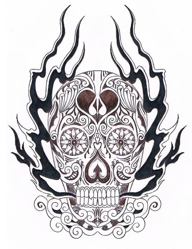 candy skull by Calamityaddict on deviantART