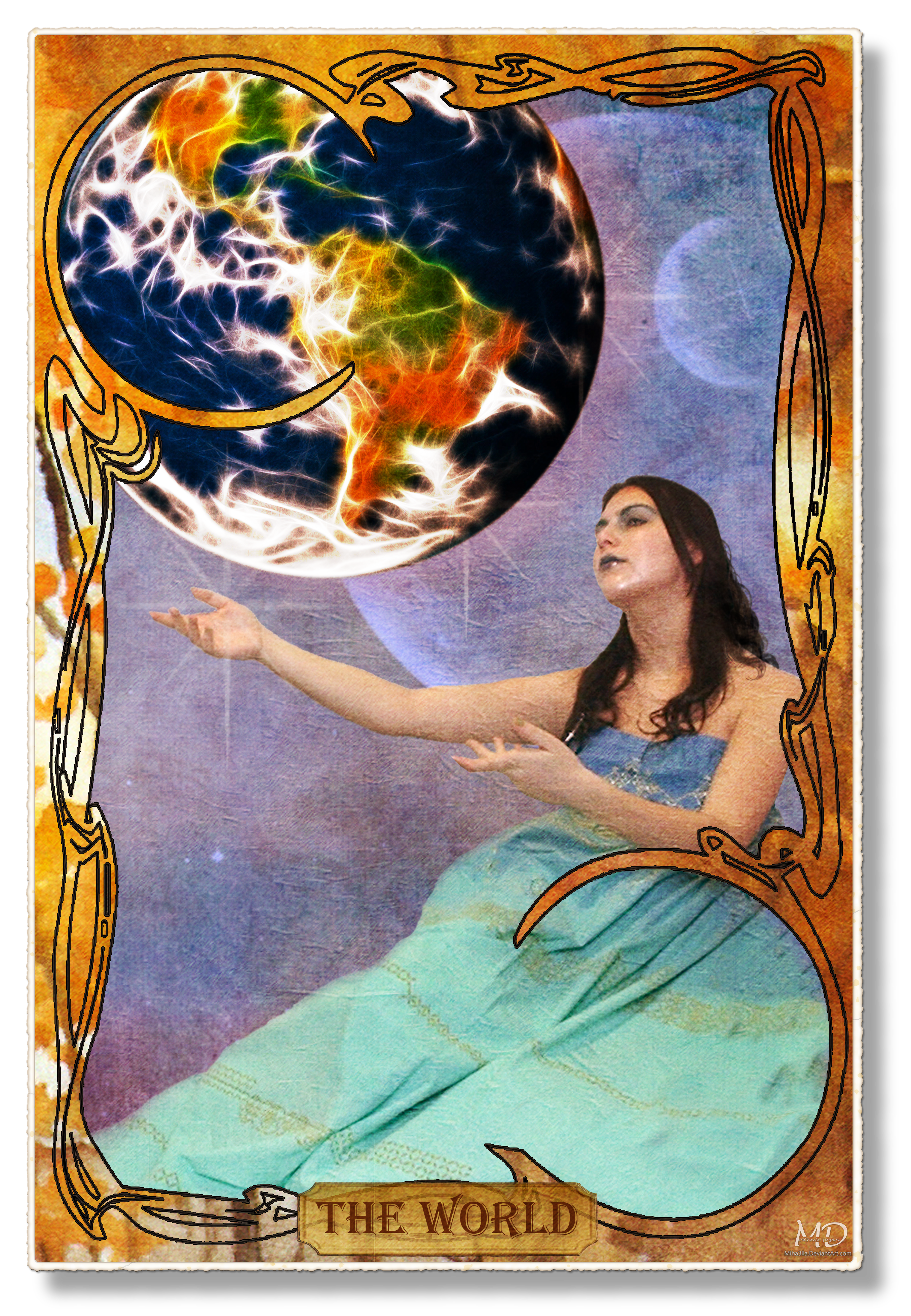 THE WORLD - Tarot card by Miha3lla on DeviantArt