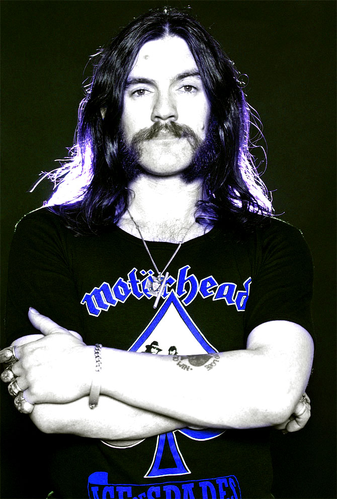 Lemmy Kilmister in blue by thereanimatedunknown on deviantART