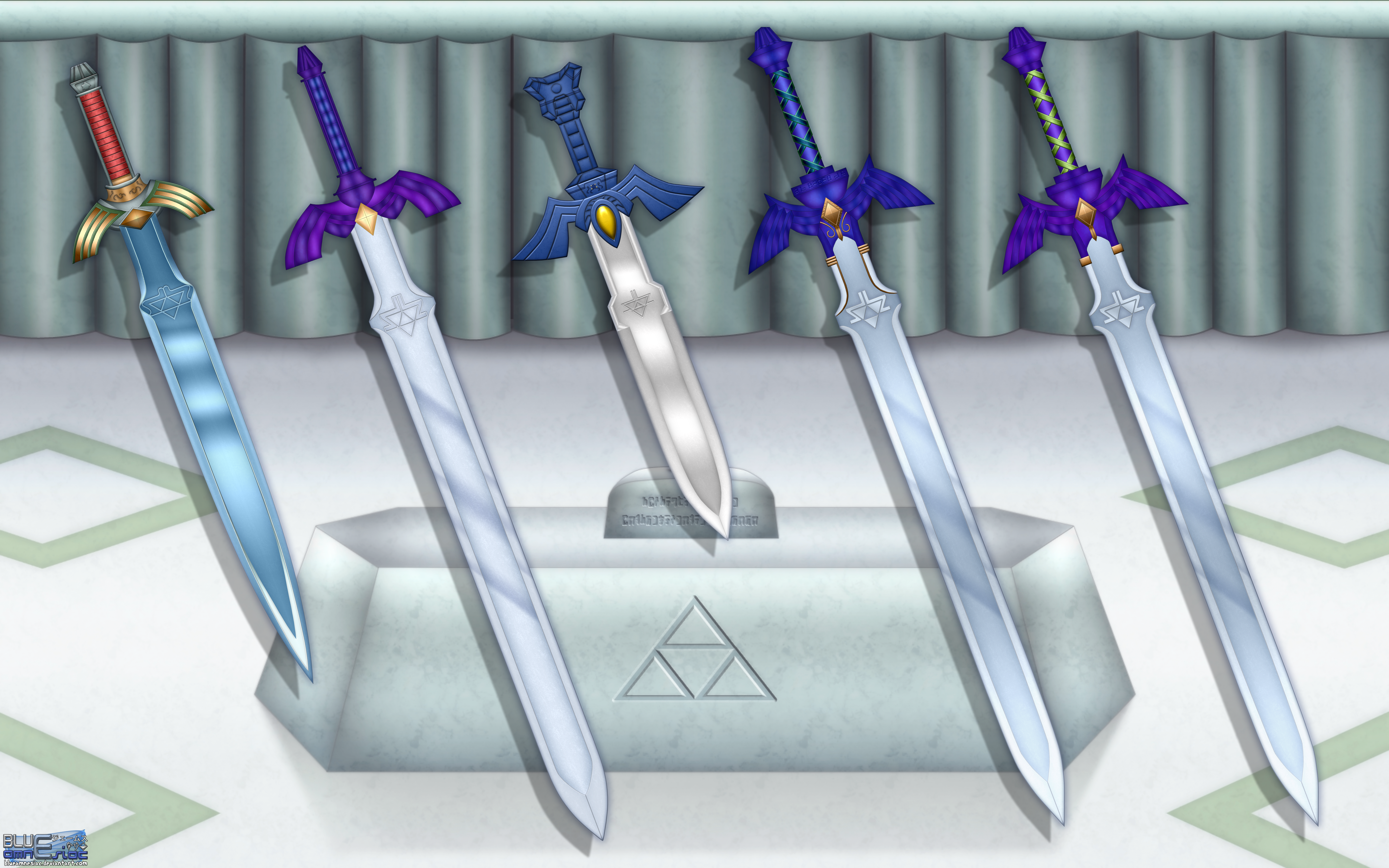 Evolution of Links Sword Wallpaper by ~BLUEamnesiac on 