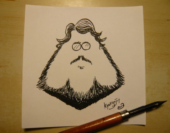 Guillermo Del Toro caricature