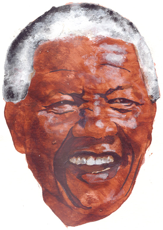 a pic of Nelson Mandela