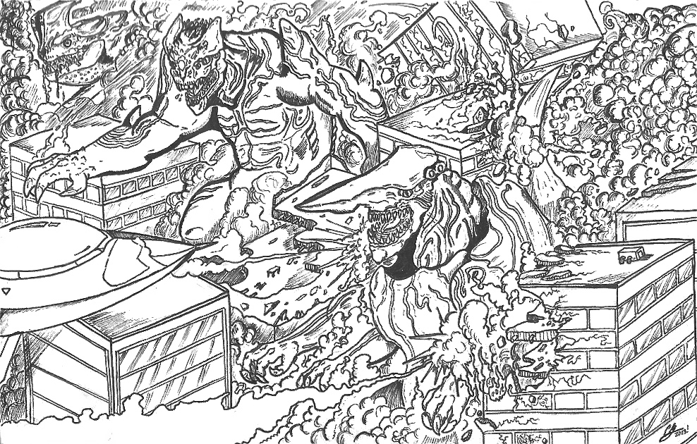 kaiju vs jaeger pacific rim coloring pages - photo #5