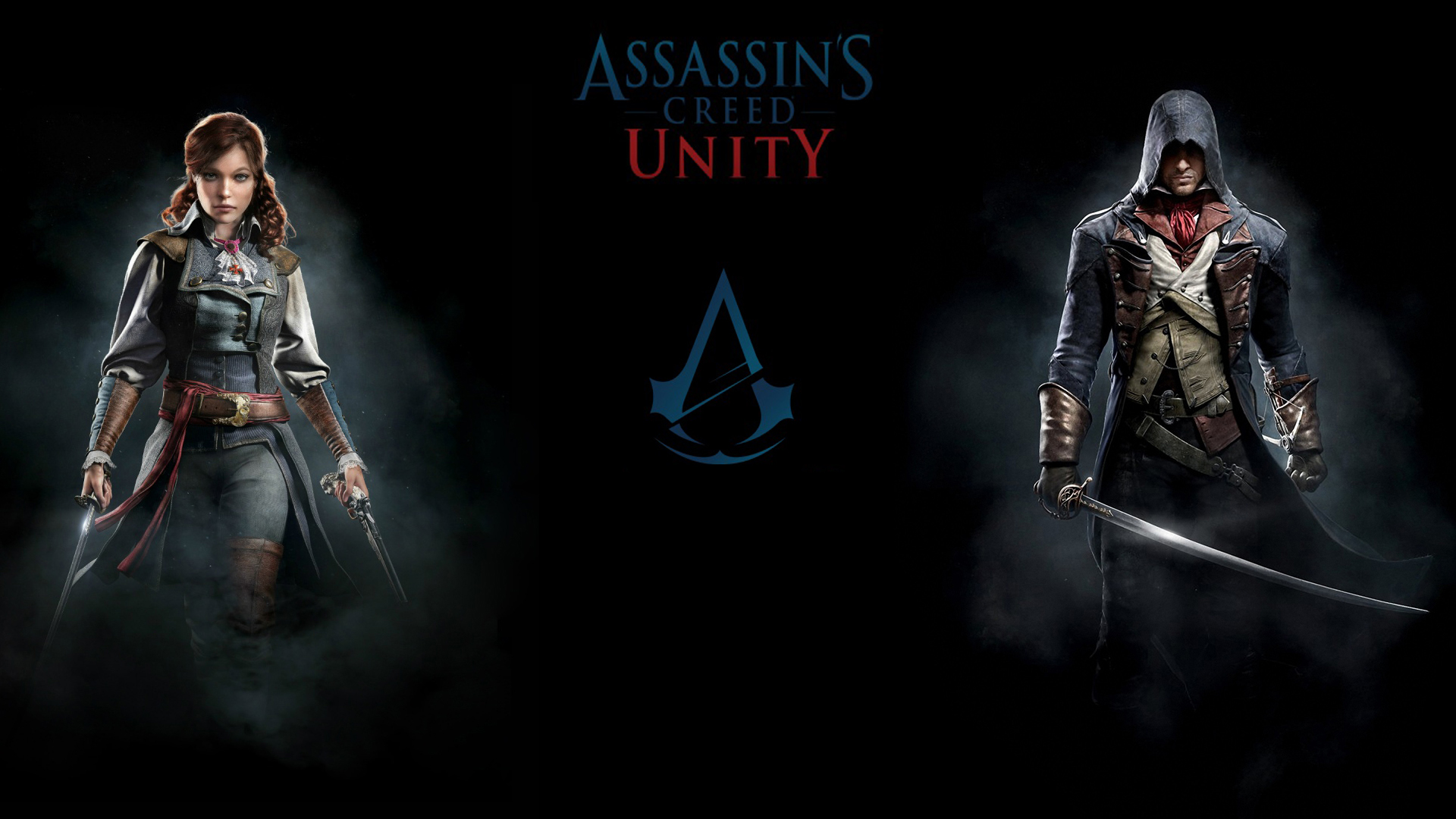 Assassin's Creed Unity Arno Dorian / Elise Poster by MatrixUnlimited ...