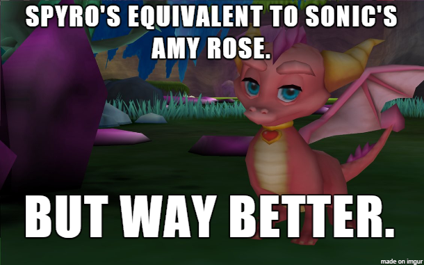 (Spyro) Amy Rose, But Way Better Meme by KrazyKari on ...