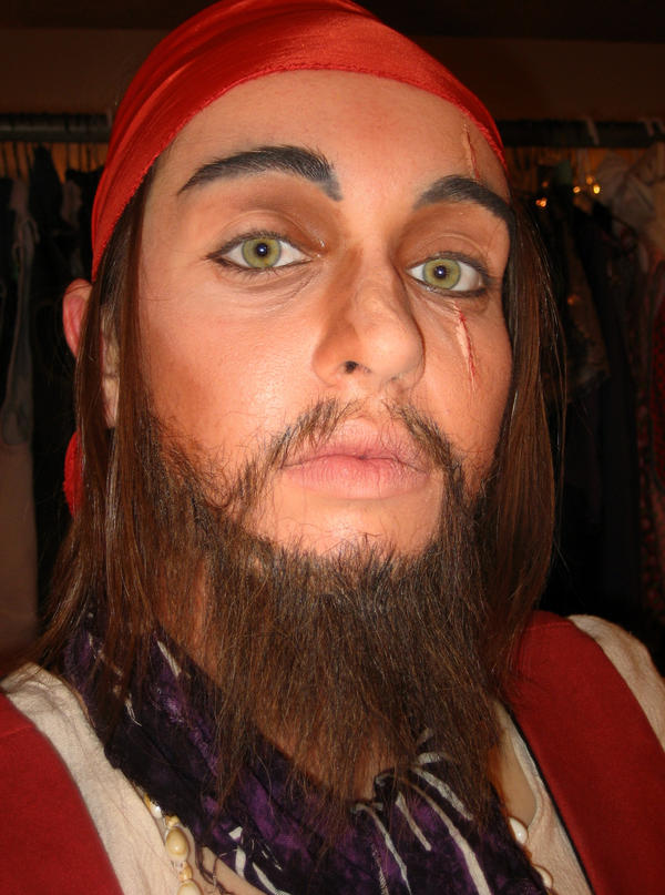 female pirate makeup. pirate face makeup.