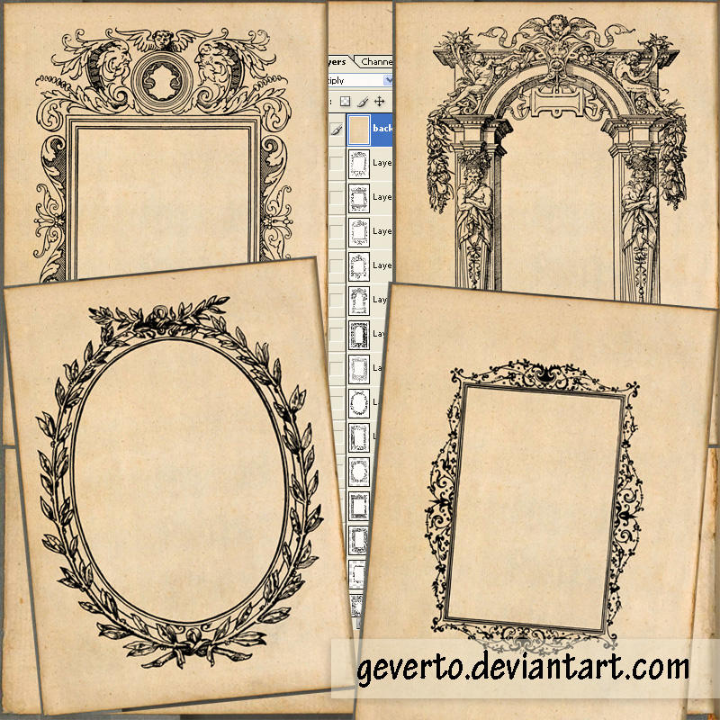 14 old frames by geverto on deviantART