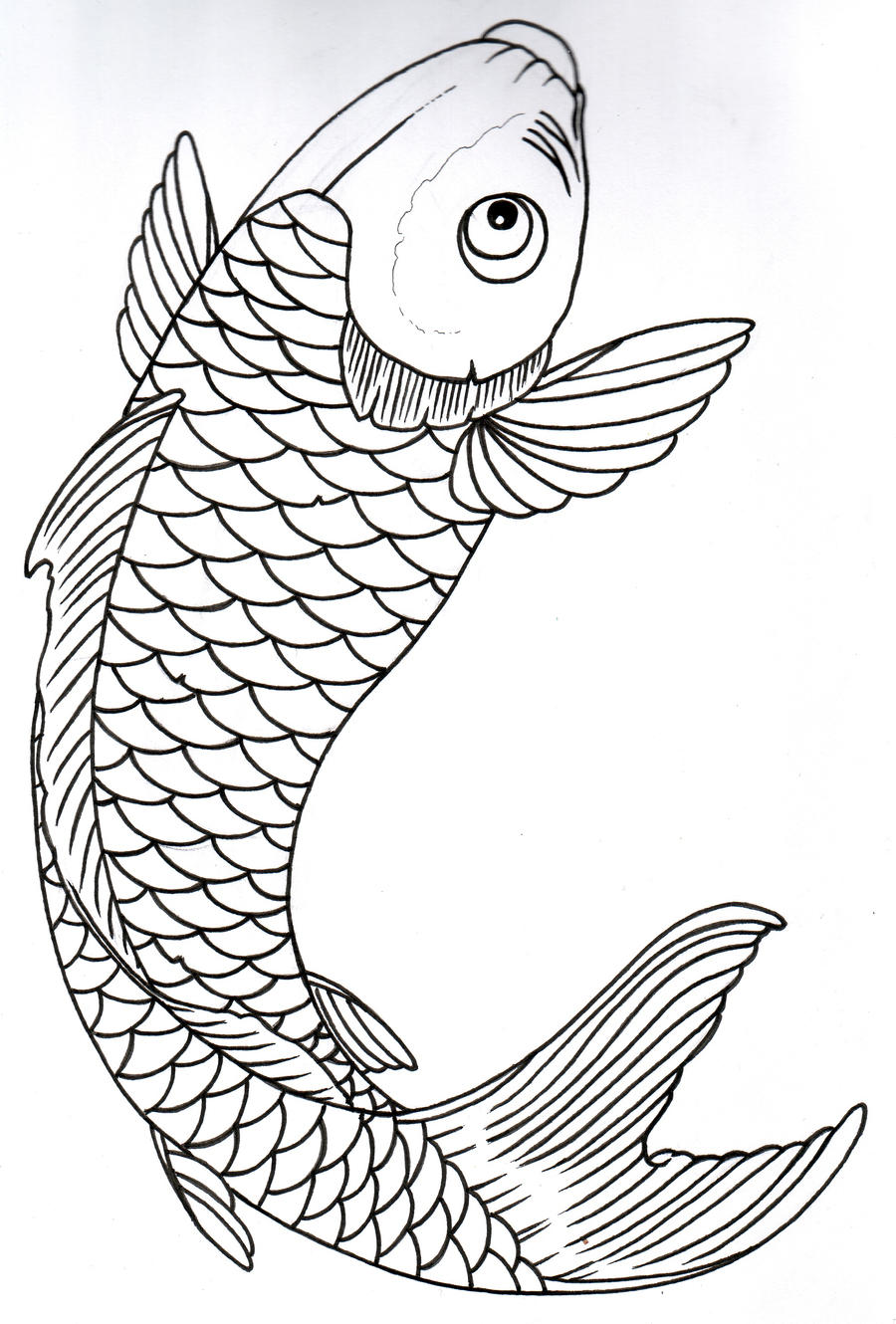 Fish drawings, Fish and Free printable on Pinterest