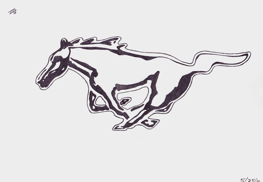 Sharpie Mustang Logo by TeeStall on deviantART