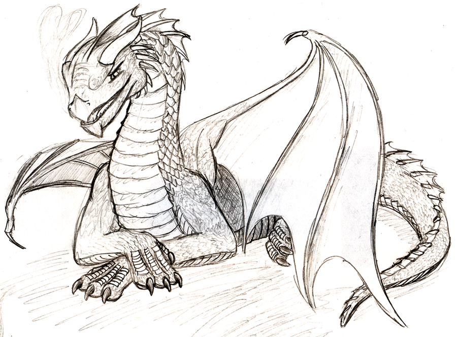 Simple Dragon by flamingpigeon on deviantART