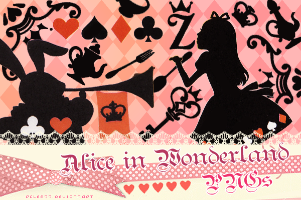 Alice in wonderland PNG by pflee77
