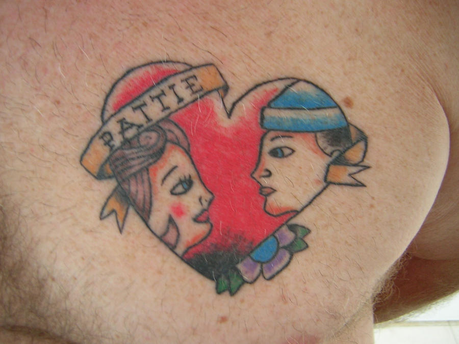 traditional heart tattoo by Blotsven on deviantART