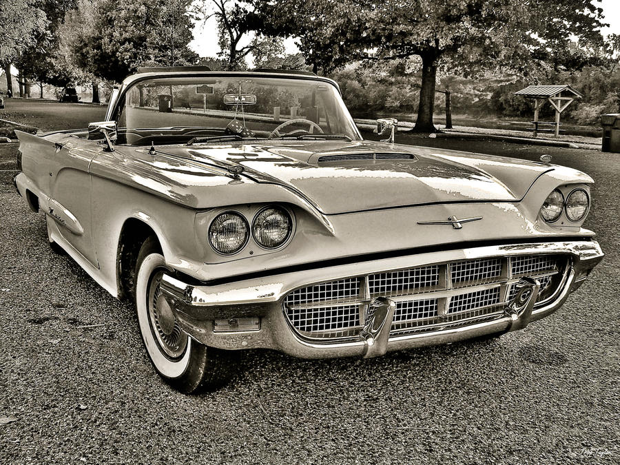 1960 Ford Thunderbird HDR by tripptaylor on deviantART